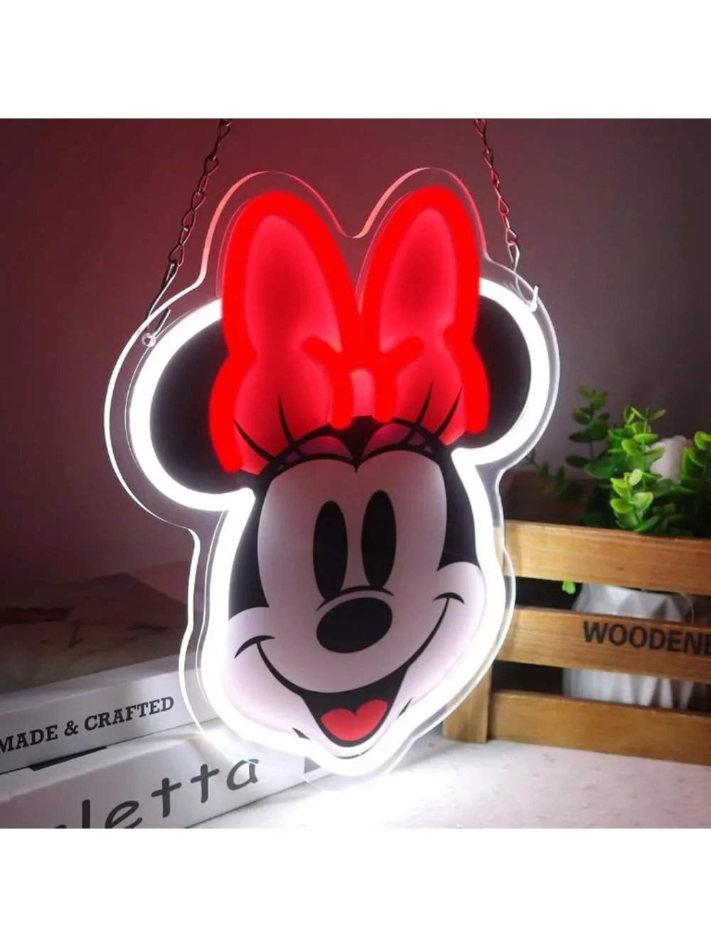 Dimmable Anime Neon Wall Sign - LED Light Up Decor for Kids Bedroom & Game Room